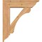 Ekena Millwork Legacy Traditional Smooth Bracket w/ Offset Brace, Western Red Cedar, 7 1/2"W x 28"D x 32"H BKT0806X28X32LEC01SWR - alternate 2